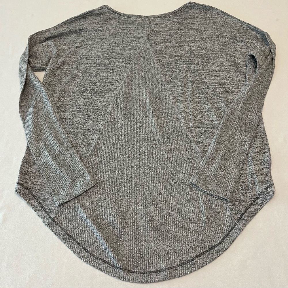 Rag & Bone Jean Women's Grey Ribbed Knitted Long Sleeve Pullover Top Size S/P - Picture 7 of 8